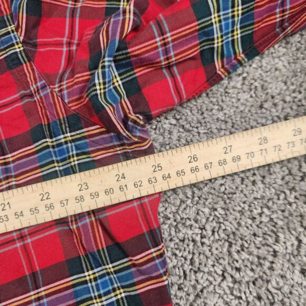 Ralph Lauren Shirt Mens‎ Large Plaid Preppy Career Button Pony Office Thick - Picture 7 of 9